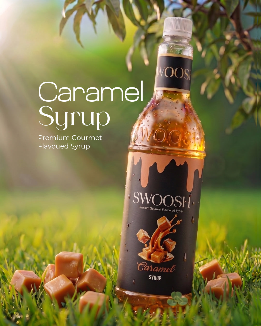 Swoosh Caramel Syrup