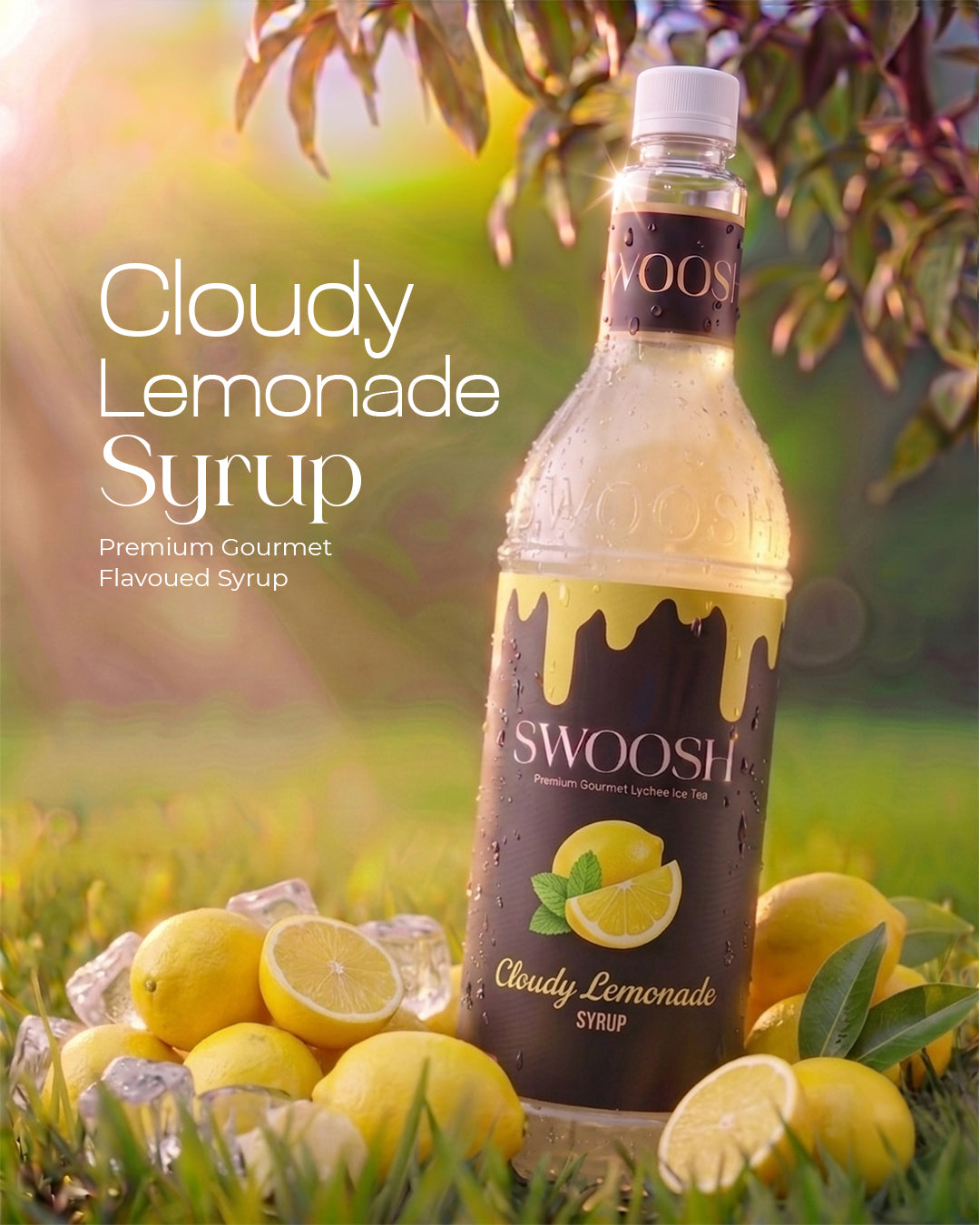 Swoosh Cloudy Lemonade Syrup
