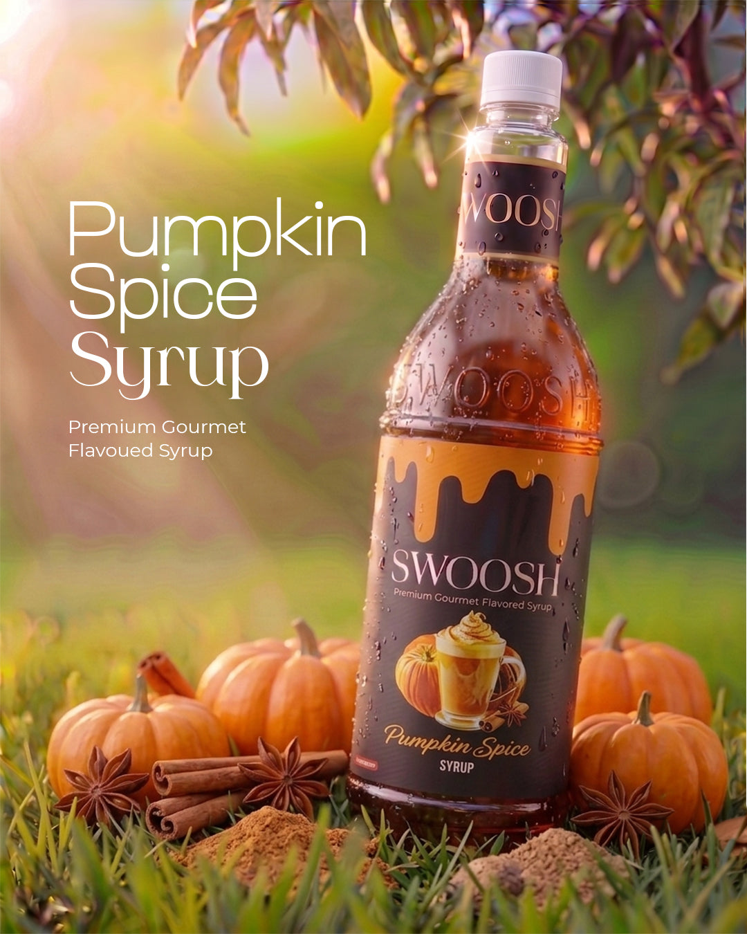 Swoosh Pumpkin Spice Syrup