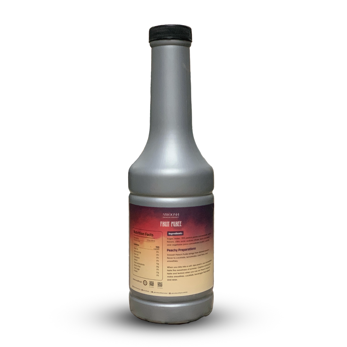 Swoosh Peach Puree - 1 kg