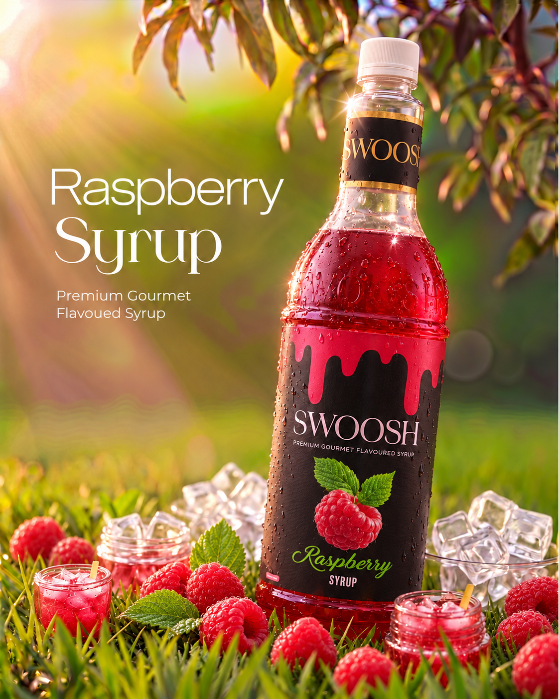 Swoosh Raspberry Syrup