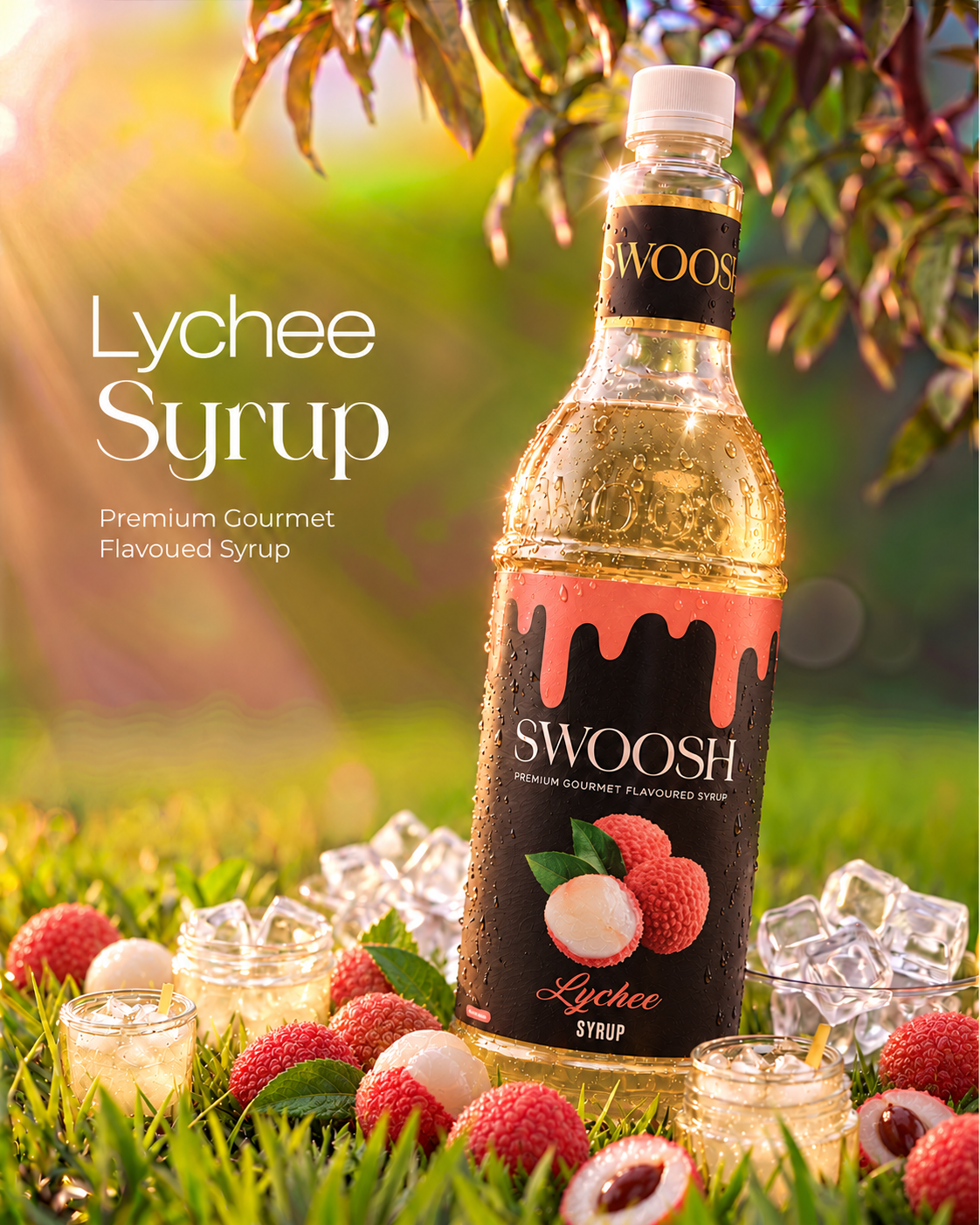 Swoosh Lychee Syrup