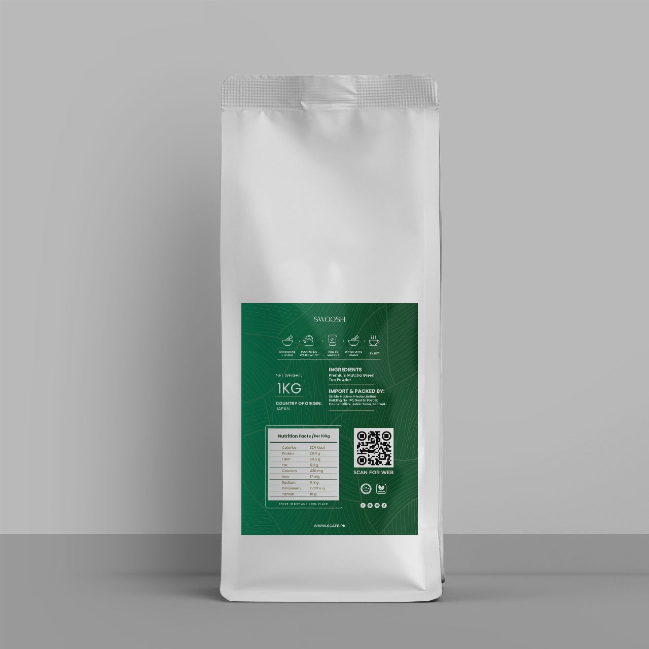 Swoosh Ceremonial Grade Matcha