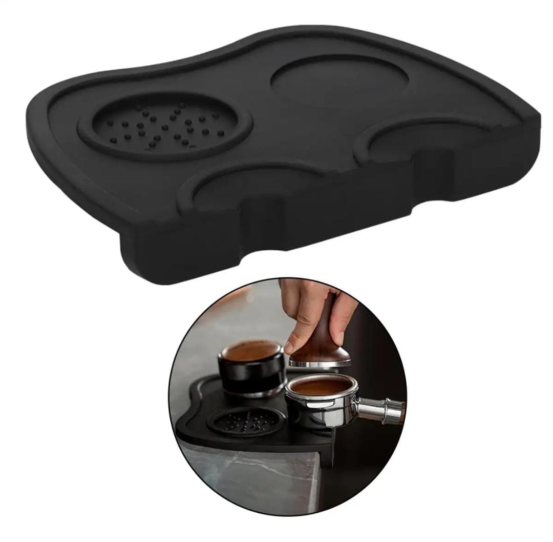 Anti Slip Espresso Mat (Black) for Tamp