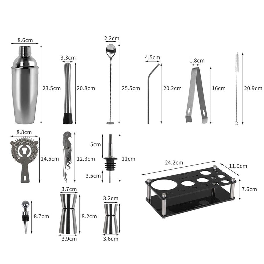 Cocktail Shaker kit with Stand