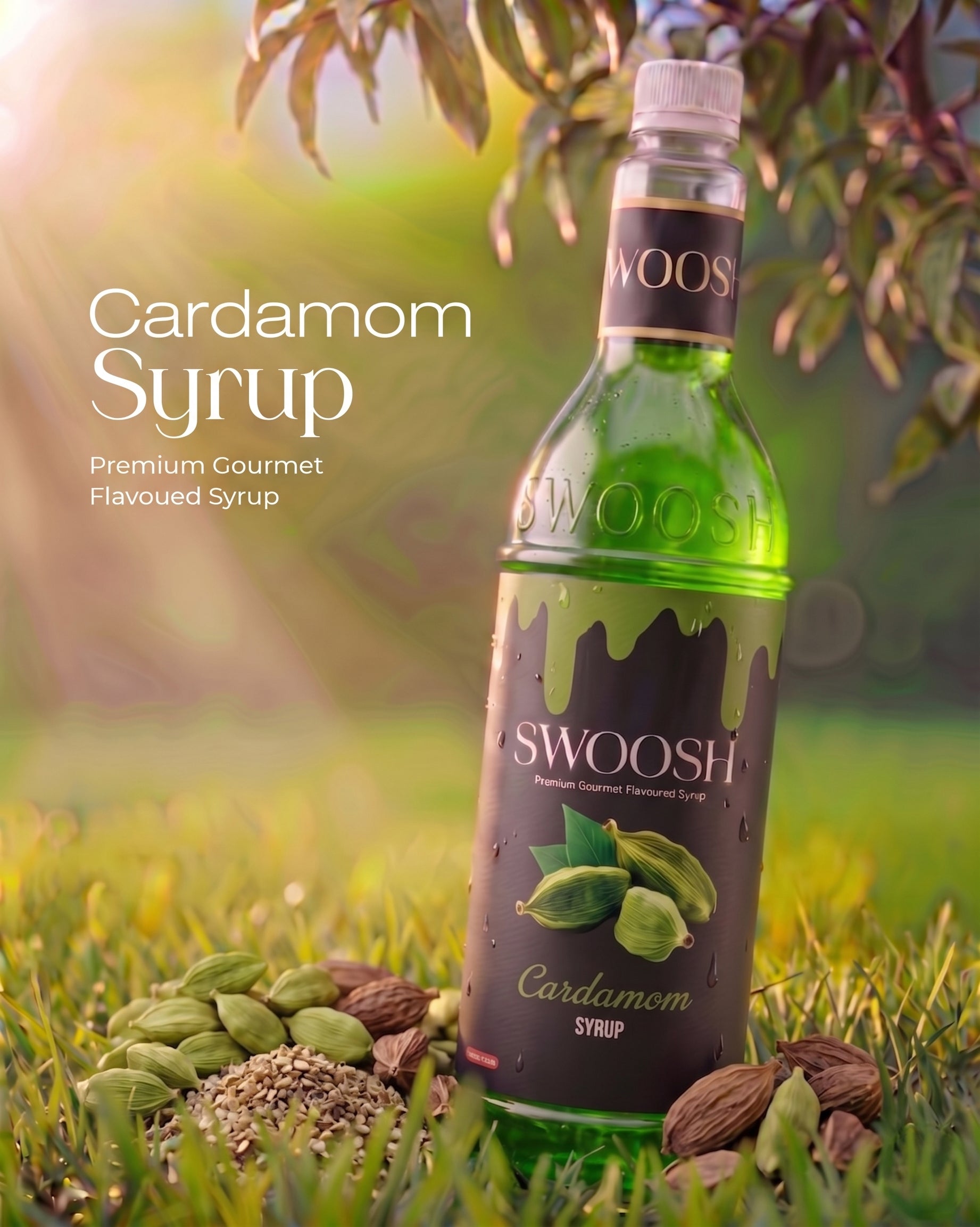 Swoosh Cardamom Syrup